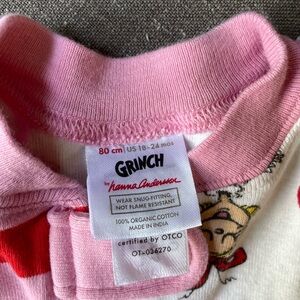 The Grinch Hanna Andersson zip sleeper 18-24 months